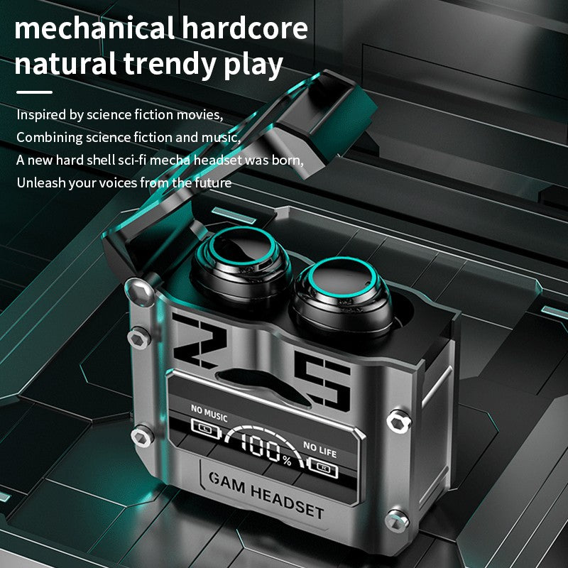 🎧 M25 Bluetooth 5.3 Wireless Earbuds – Hifi Sound, Led Battery Display, 40 Hours Backup, Noise Cancelling, Touch Control, Waterproof